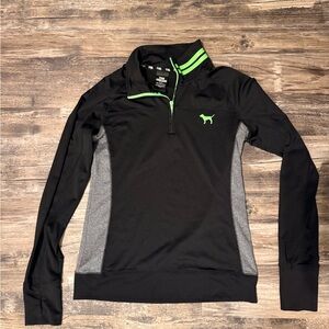 Victoria's Secret Pink Black and Green Pullover